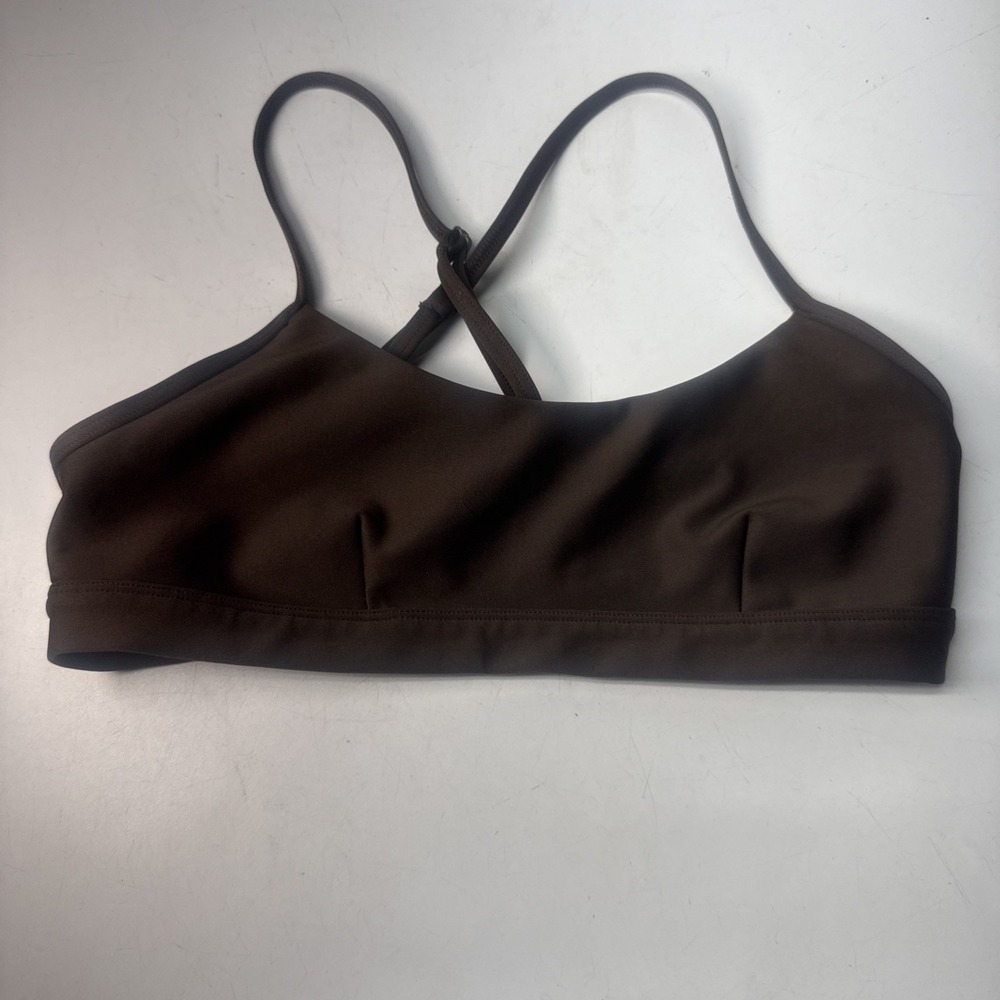 ALO Yoga Airlift Intrigue Bra Light Cocoa Size Small Activewear, Workout Gear